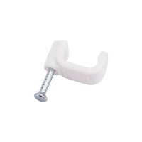 Пластиковая плоская скоба Volsten 9 мм 50 шт. V02-6W-2-09-050 9561