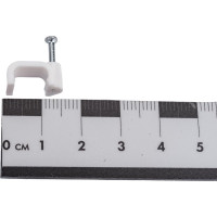 Пластиковая плоская скоба Volsten 9 мм 50 шт. V02-6W-2-09-050 9561