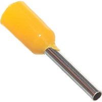 Штыревой наконечник Светозар изолированный для многожильного кабеля оранжевый 0.5 кв. мм 25 шт. 49400-05