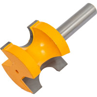 Фреза кромочная полустержневая (28.6х25 мм; R 6.35 мм; хвостовик 8 мм) по дереву Энкор 9312