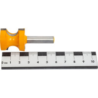 Фреза кромочная полустержневая (28.6х25 мм; R 6.35 мм; хвостовик 8 мм) по дереву Энкор 9312