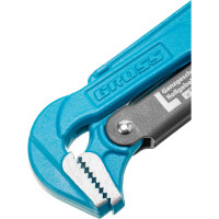 Ключ трубный рычажный GROSS №1, 1", цельнокованый, CrV, тип - "L"// 15601