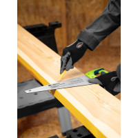 Ножовка по дереву СИБРТЕХ Зубец 350 мм, 7-8 TPI, зуб 2D, калёный зуб, 2-х компонентная рукоятка 23801