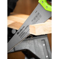 Ножовка по дереву СИБРТЕХ Зубец 350 мм, 7-8 TPI, зуб 2D, калёный зуб, 2-х компонентная рукоятка 23801