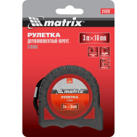 Рулетка Strong, 3 м х 16 мм, MATRIX 31078
