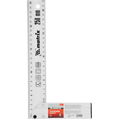 Литой алюминиевый угольник 250 мм MATRIX 32471