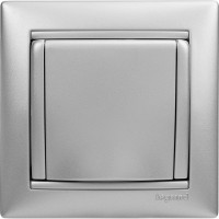 Розетка Legrand с заземлением Legrand Valena со шторками с защитной крышкой 16А 250В винтовые зажимы алюминий 770122