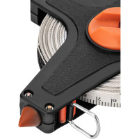 Рулетка геодезическая SPARTA, 30 м × 10 мм, лента ПВХ, открытый корпус 314355