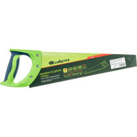 Ножовка по дереву СИБРТЕХ Зубец 350 мм, 7-8 TPI, зуб 2D, калёный зуб, 2-х компонентная рукоятка 23801