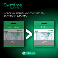 Розетка Systeme Electric (Schneider Electric) WESSEN 59, Бежевый RS16-151-2-86