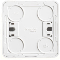 Выключатель 1-кл. ОП Systeme Electric (Schneider Electric) Этюд, 10 А, с индикацией, белый, арт. BA10-005B