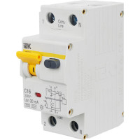 Дифавтомат АВДТ-32 1п+N, C, 16А, 30мА IEK MAD22-5-016-C-30