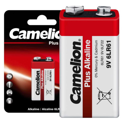 Батарейка Camelion 6LF22 Plus Alkaline BL-1, 9В 6LR61 1655