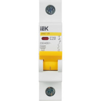 Автоматический выключатель IEK ВА47-29 1п, 20А, "С", 4.5кА MVA20-1-020-C