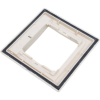 Рамка Legrand IP44 влагозащищённая c крышкой Legrand Valena слоновая кость 695642