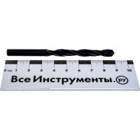 Сверло по металлу, Тевтон быстрорежущая сталь, 6,5x65x90мм, 10 шт 2960-090-065