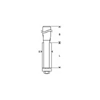 Фреза заподлицо с шарикоподшипником (12,7х13 мм; 8 мм; 2 лезвия) BOSCH 2.608.628.347