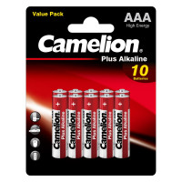 Батарейка LR03 Plus Alkaline BL-10, 1.5В, блистер 10 шт. Camelion 14853