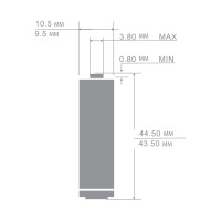 Аккумулятор Camelion 1.2В AAA-300mAh Ni-Cd BL-2, 3144