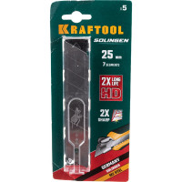 Сегментированное лезвие Kraftool 7 сегментов 25мм 5шт 09607-25-S5
