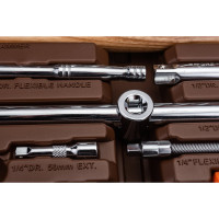 Универсальный набор инструмента Ombra OMT75S 1/4"DR и 1/2"DR