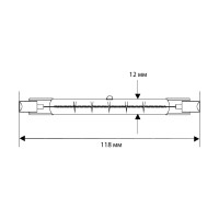 Линейная галогенная лампа J 150W L=118mm 220V 2000 часов Camelion 2934