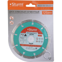 Диск алмазный сегментный по кирпичу (125х22.2/20 мм) Sturm 9020-04-125x22-C