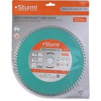 Диск алмазный Turbo wave по железобетону (230х22.2/20 мм) Sturm 9020-04-230x22-TW