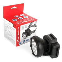 Налобный фонарь Ultraflash LED 5363 (аккум 220В, черный, 9LED, 2 реж, пласт, бокс) 11257