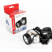 Налобный фонарь Ultraflash LED 5351 (металлик, 7LED, 3 реж, 3XR03, пласт, коробка) 10260