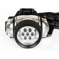 Налобный фонарь Ultraflash LED 5351 (металлик, 7LED, 3 реж, 3XR03, пласт, коробка) 10260
