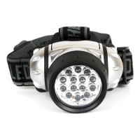 Налобный фонарь Ultraflash LED 5352 (металлик, 14LED, 4 реж, 3XR03, пласт, коробка) 10261