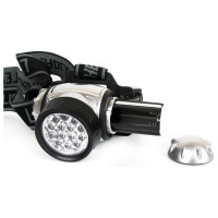 Налобный фонарь Ultraflash LED 5352 (металлик, 14LED, 4 реж, 3XR03, пласт, коробка) 10261