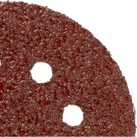 Круг абразивный на ворсовой подложке под липучку (5 шт; 125 мм; P24; 8 отв) MATRIX 73800