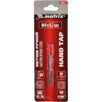 Ручной метчик М4x0,7 мм, Р6М5 MATRIX 76671