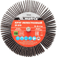 Круг лепестковый (P40; 80x40x6 мм) для дрели MATRIX 74150