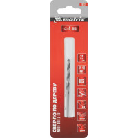Сверло по дереву (4x70х43 мм; цилиндрический хвостовик) MATRIX 70202