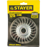 Щетка дисковая для УШМ (125 мм; 22.2 мм) STAYER 35120-125