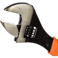 Разводной ключ SPARTA 200 мм, двухкомпонентная рукоятка 15542