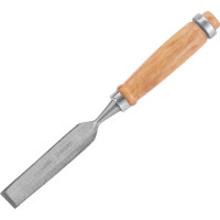 Набор долот-стамесок SPARTA 6-12-18-24 мм, плоские, деревянные ручки 242405