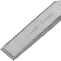 Набор долот-стамесок SPARTA 6-12-18-24 мм, плоские, деревянные ручки 242405