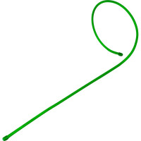 Опора для цветов Без бренда круг 0.25м, высота 0.7м, диаметр трубы 10мм 64462