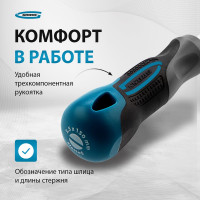 Отвертка GROSS SL5.5x150 мм 12112