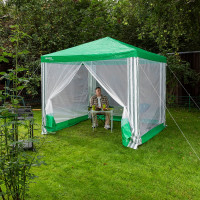 Садовый тент с москитной сеткой PALISAD Camping 2.5х2.5/2.5 69520