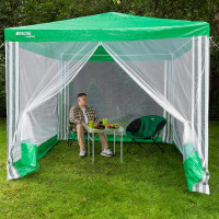 Садовый тент с москитной сеткой PALISAD Camping 2.5х2.5/2.5 69520