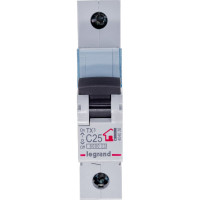 Автоматический выключатель Legrand TX3 C25A 1П 6000 404030