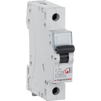 Автоматический выключатель Legrand TX3 C25A 1П 6000 404030