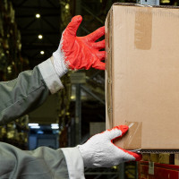 Перчатки Без бренда х/б ПВХ-обливные,10 класс 67724