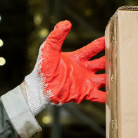 Перчатки Без бренда х/б ПВХ-обливные,10 класс 67724