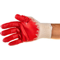 Перчатки Без бренда х/б ПВХ-обливные,10 класс 67724